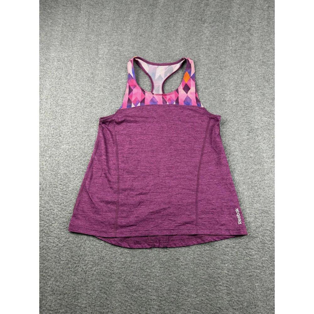 Reebok Women's Purple Racerback Active Tank Top Size Small